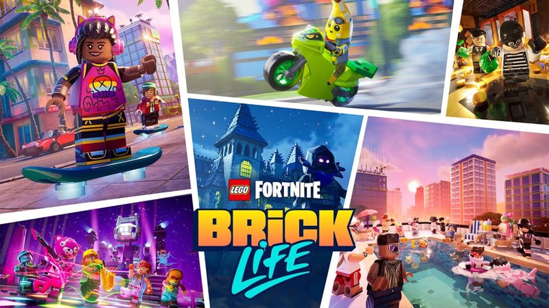 LEGO Fortnite Brick Life chega gratuitamente no dia 12 de dezembro.