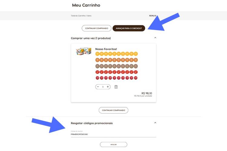 Se essa for sua primeira compra, utilize o cupom PRIMEIROPEDIDO80 para garantir 10% de desconto no preço final!