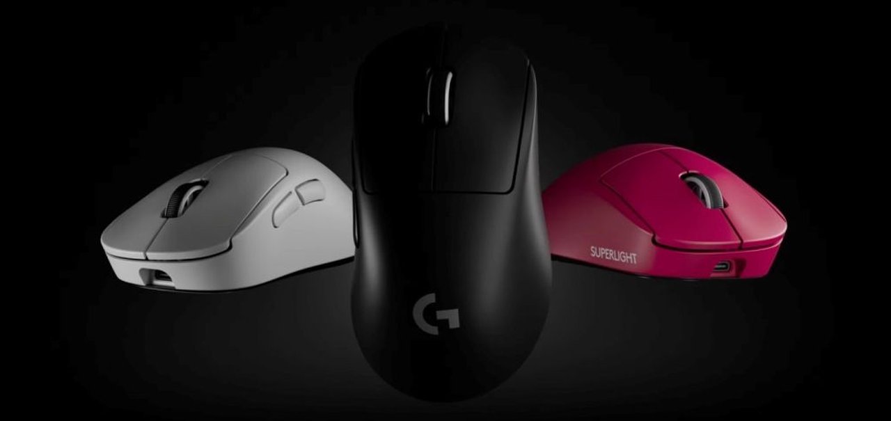 Mouse Logitech G PRO X Superlight 2 DEX chega com 60g e 95h de bateria