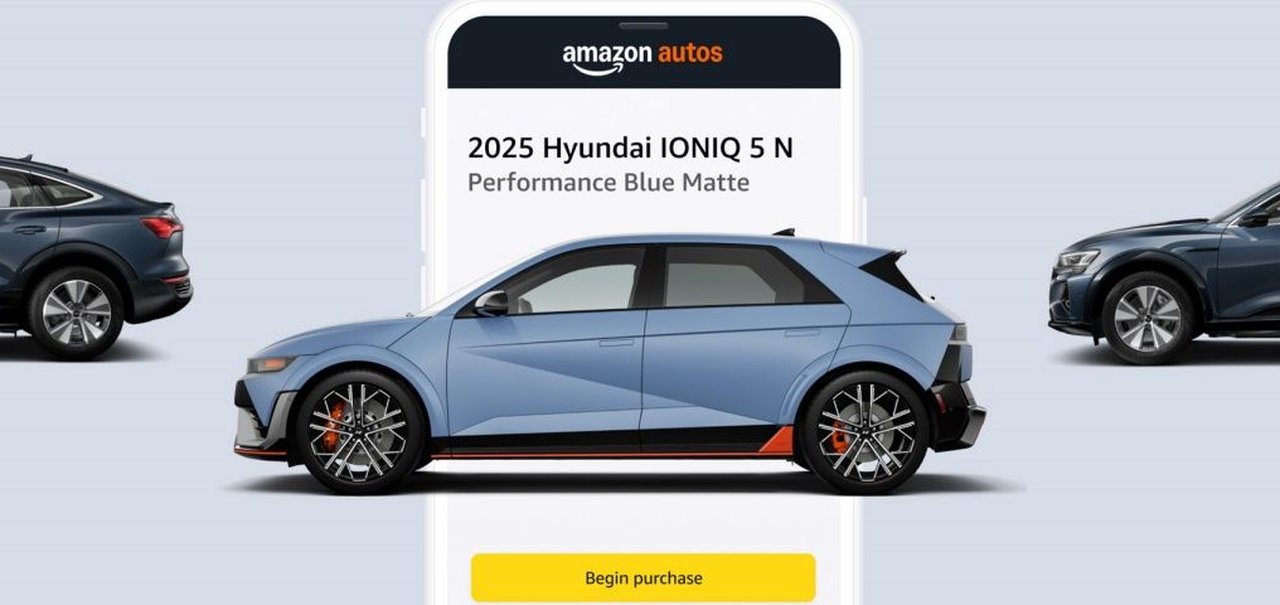 Amazon começa a vender carros nos Estados Unidos em parceria com a Hyundai