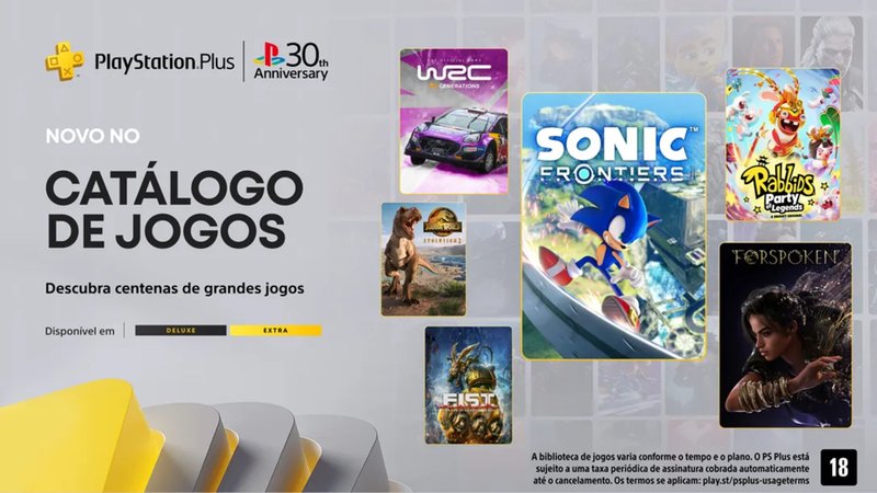 Lista de jogos que chegarão no dia 17 de dezembro ao catálogo do PS Plus Extra e Deluxe.