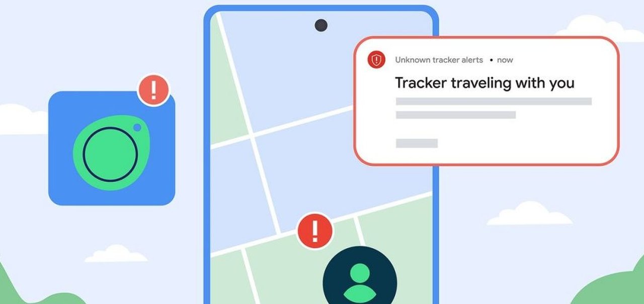 Android melhora alerta de monitoramento por um rastreador desconhecido