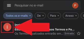 Select any of the emails in your Inbox to continue