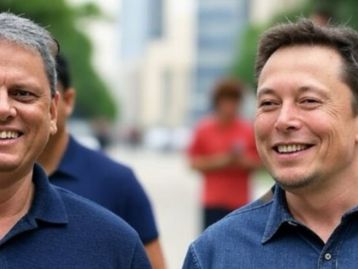 Governador de SP posta foto com Elon Musk gerada por IA; veja