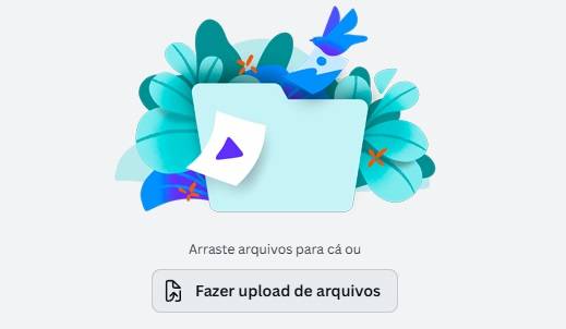 Você pode arrastar a imagem, ou clicar em 