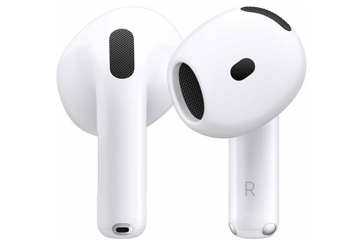 AirPods 4 têm suporte à assistente Siri e cancelamento de ruídos ativo.