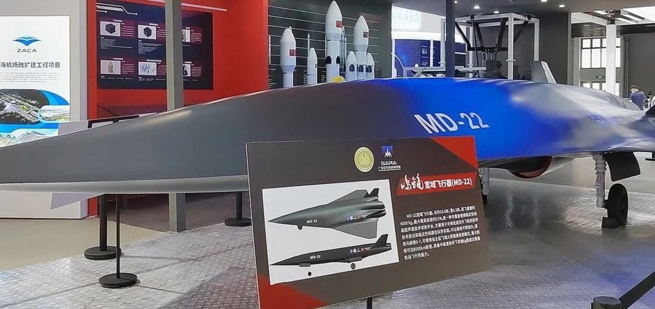 China revela drone de longo alcance que atinge velocidade de mais de 8.500 km/h