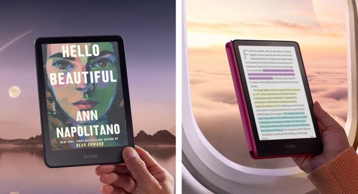 Kindle com tela colorida. (Imagem: Amazon/Divulgação)