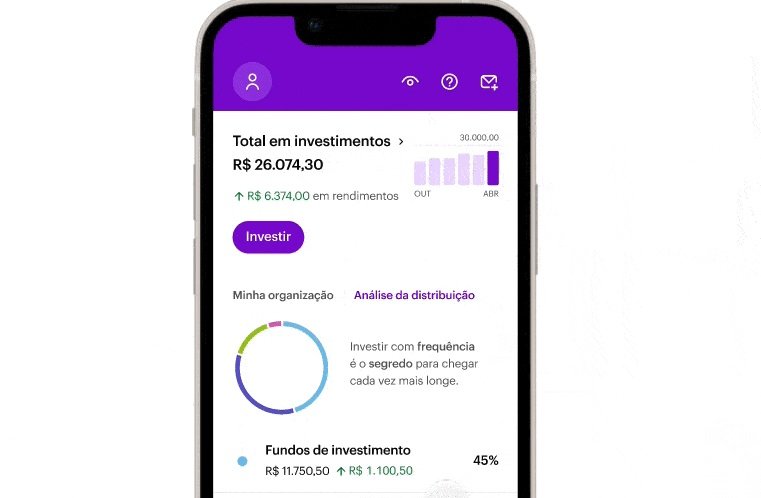 A nova seção no app. (Imagem: Nubank)