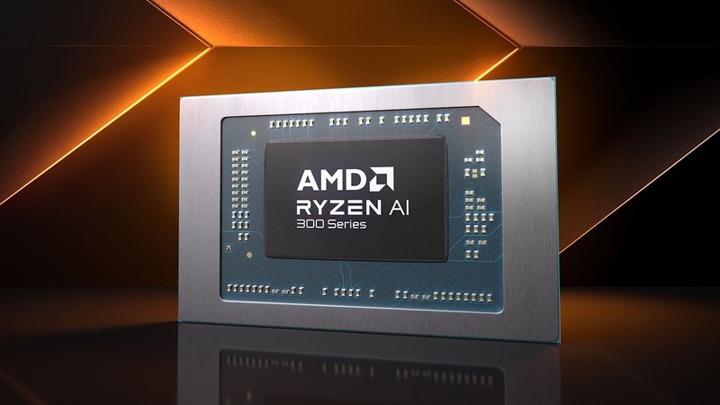 Mesmo com boa performance, os Ryzen AI 300 ainda não tem ampla disponibilidade no Brasil (Imagem: AMD)