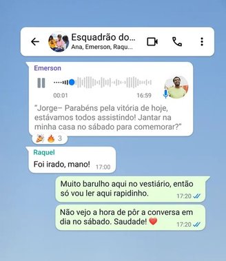 Audio transcripts have been publicly available since November. (Source: WhatsApp/Description)