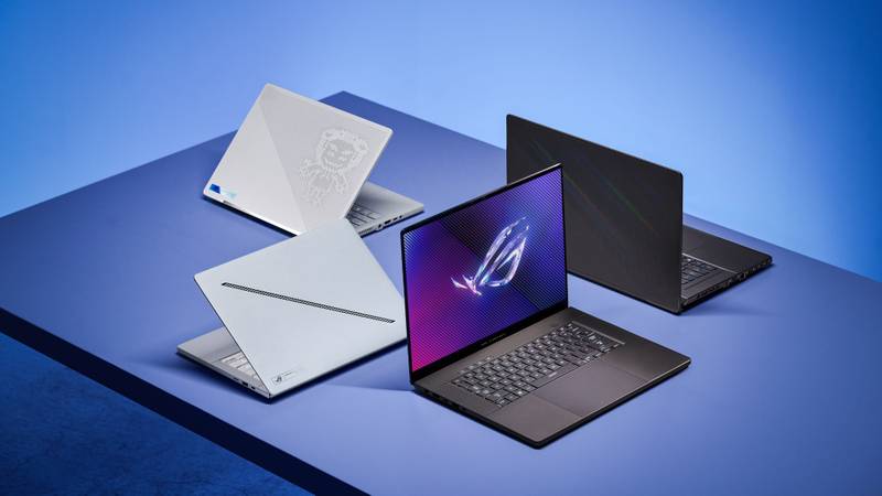 Boa parte dos novos notebooks deve ter selos de IA da Intel e AMD por conta dos processadores (Imagem: Asus)