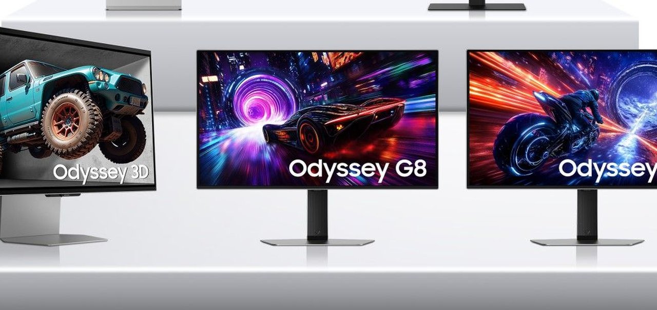 Samsung se antecipa à CES e apresenta monitores com IA, recursos 3D e 500 Hz