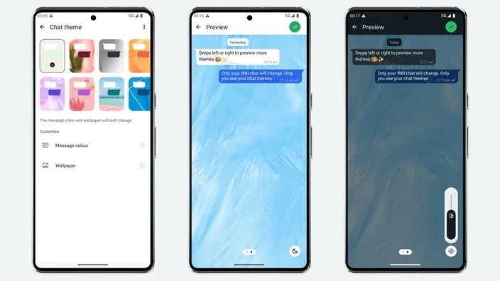 O WhatsApp prepara suporte para temas personalizados. (Fonte: WABetaInfo/Reprodução)