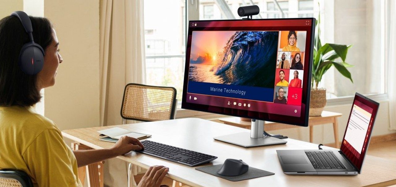 Dell revela monitores UltraSharp e Alienware 4K com tela QD-OLED na CES 2025