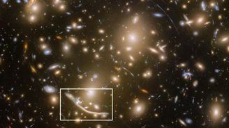 44 stars were identified in this new wide-field image taken by JWST. (Source: NASA/Description)