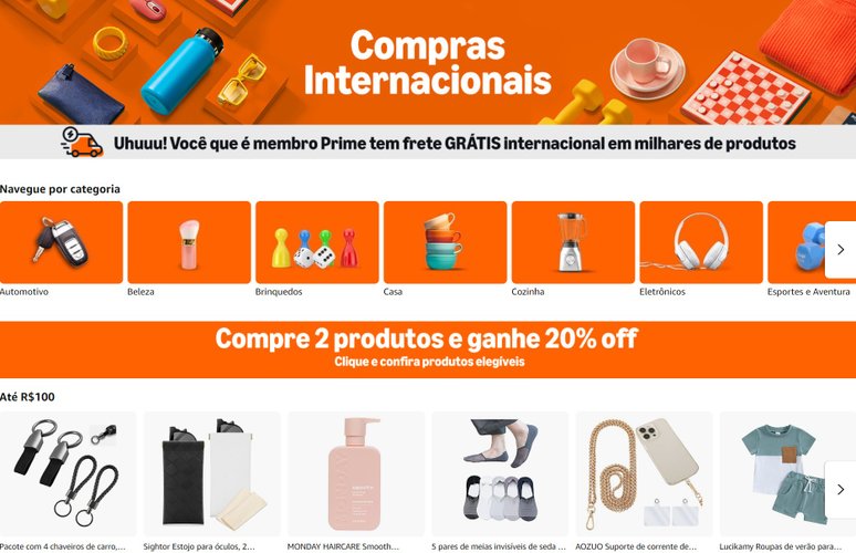 Inauguração já conta com promoções de até 20% (Captura de tela: Felipe Vidal/TecMundo)