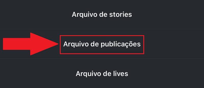 Aperte na opção 
