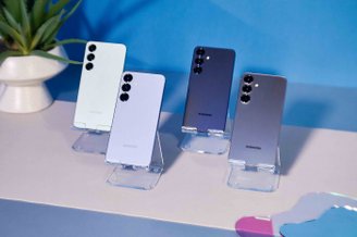 Opções de cores do Galaxy S25 Plus. (Imagem: Samsung/Divulgação)