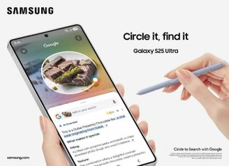 Recursos como o Circule para Pesquisar foram atualizados. (Imagem: Samsung/Divulgação)