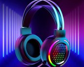 Headsets gamer com RGB em promoção; veja opções com até 79% OFF na Shopee