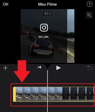 Select the timeline to turn yellow