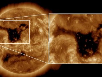 #AstroMiniBR: um 'buraco gigante' na atmosfera solar