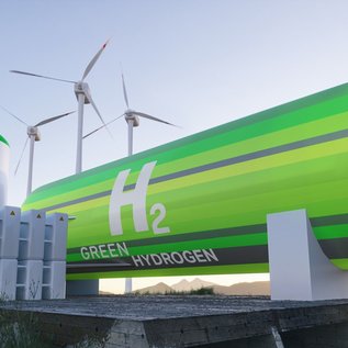 Imagem de  Hidrogênio verde: nitreto de carbono pode ser a chave para produzir combustível limpo