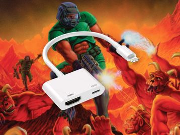 Desenvolvedor roda Doom no adaptador Lightning para HDMI da Apple