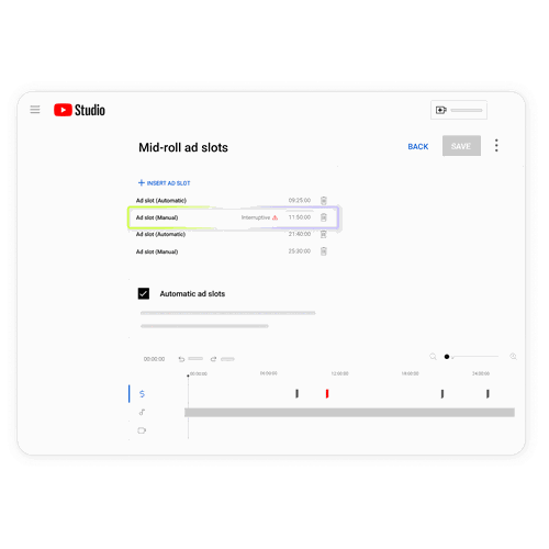 Exemplo de anúncio mid-roll no YouTube