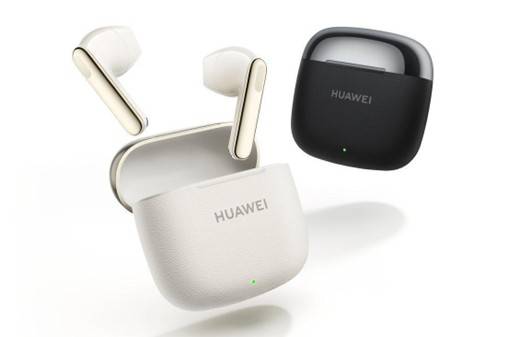 fone-de-ouvido-huawei-freeBuds-SE3-nas-cores-preta-e-rose-com-estojo-de-carregamento