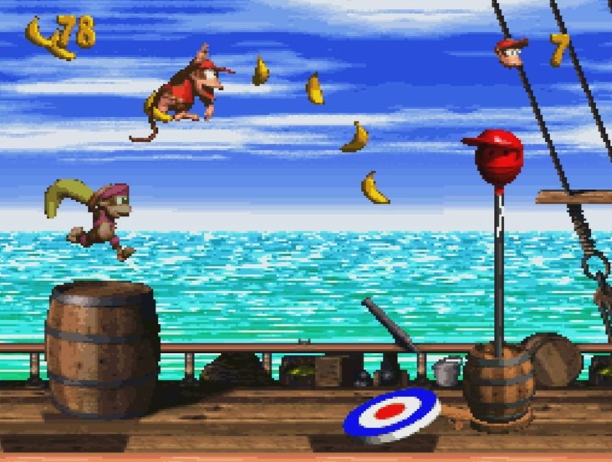 Chrono Trigger e mais! 10 ótimos jogos que completam 30 anos em 2025 1995 foi um dos anos mais movimentados da história dos games. Um dos motivos foi o período de transição da geração 16 para 32 bits, fazendo com que uma enxurrada de bons jogos fossem lançados para diferentes consoles, além do PC, que também começava a se popularizar entre os gamers. Isso sem falar nos fliperamas, que ainda faziam sucesso nos anos 90, mesmo que o seu fim começasse a ser iminente. donkey.jpg