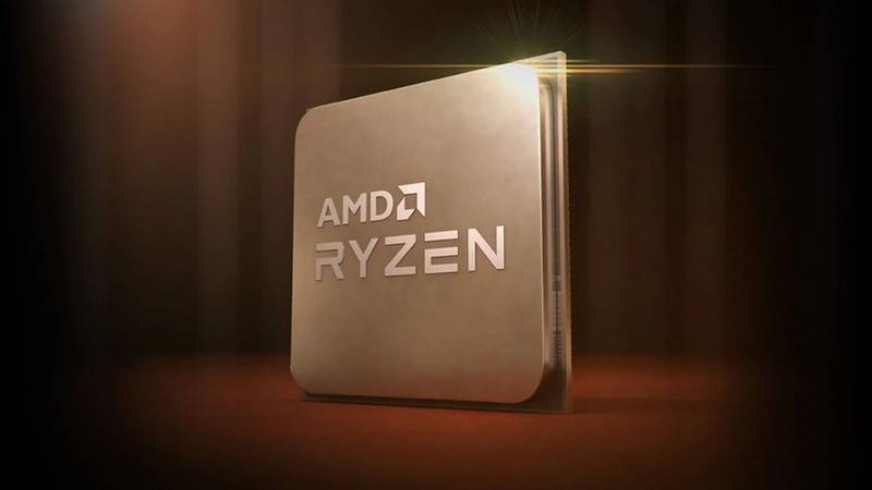 Renderização de uma CPU Ryzen 5000