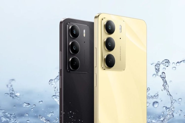Realme C75 available in black or gold