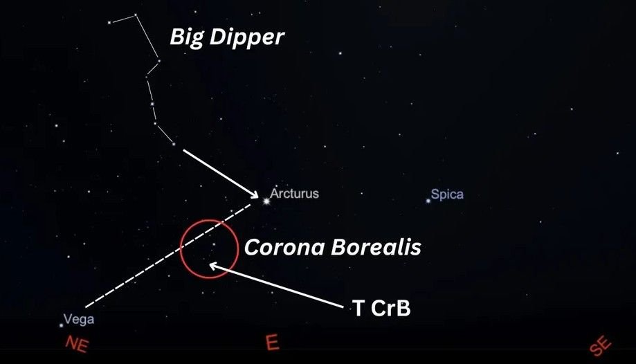 a-imagem-apresenta-um-mapa-do-espaço-com-a-região-da-constelação-corona-borealis