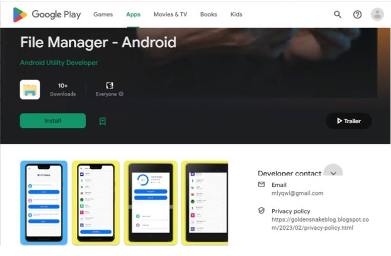 Spyware disfarçado de app na Play Store