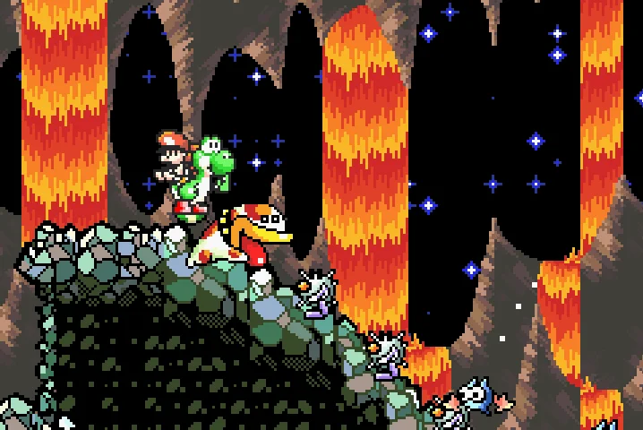 Fase de Super Mario World 2: Yoshi