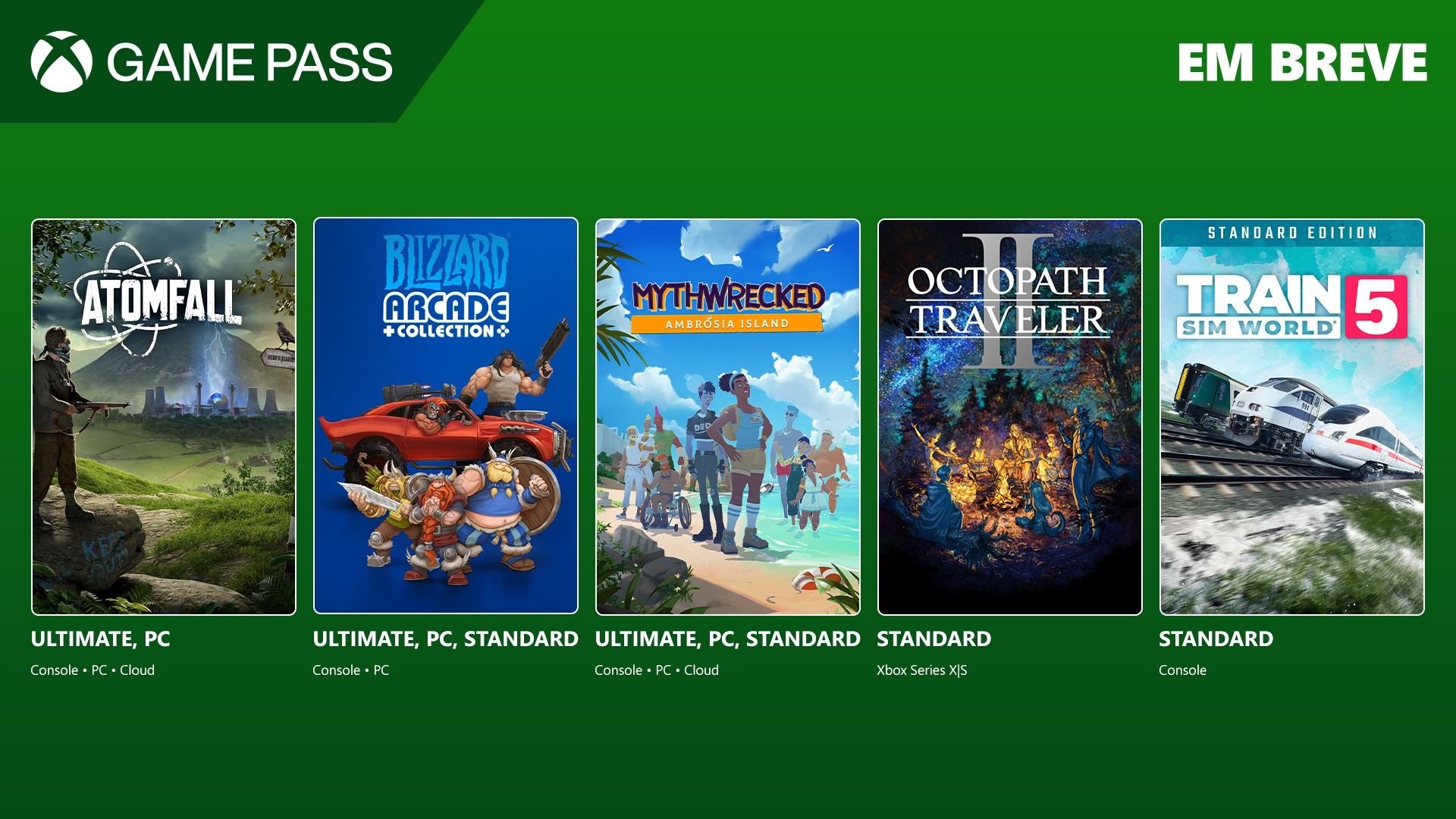 Jogos do Xbox Game Pass