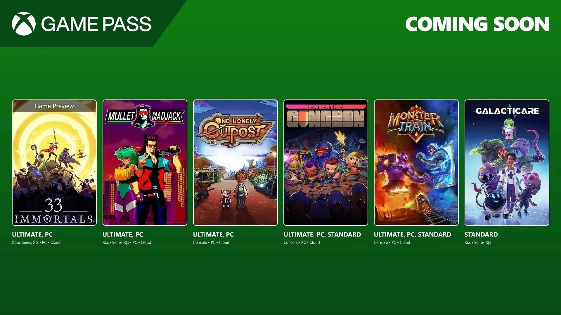 Novos Jogos no Xbox Game Pass