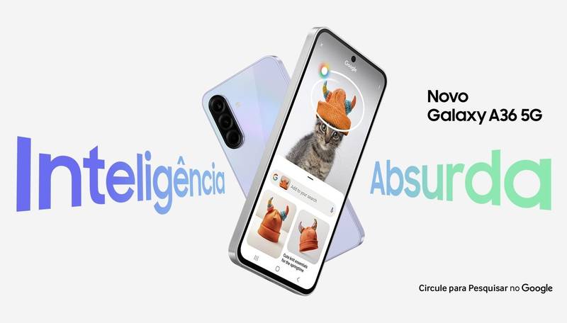 Banner comercia de IA nos Galaxy A