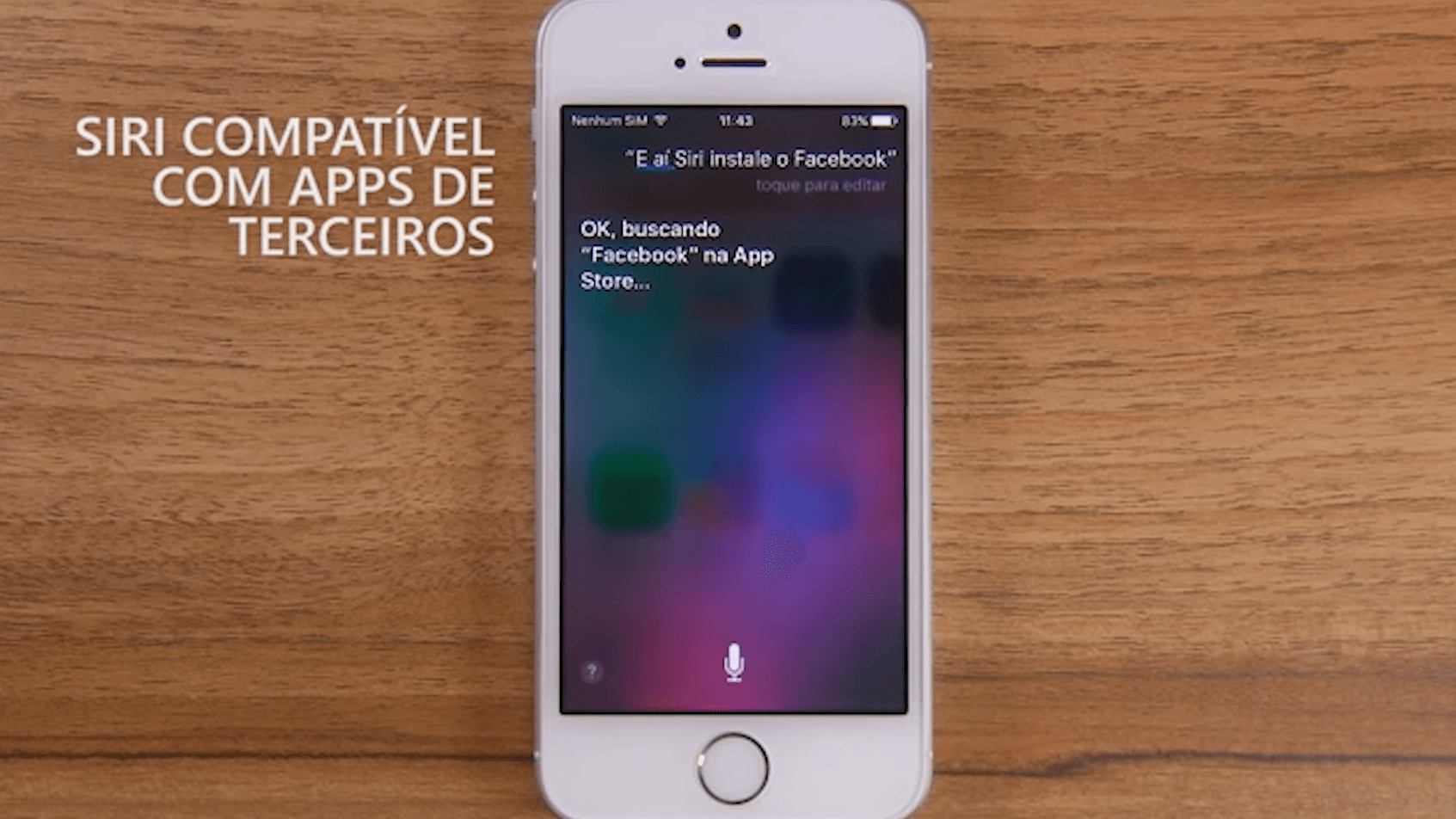 Siri compatível com apps de terceiros