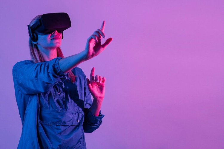 Realidade virtual.