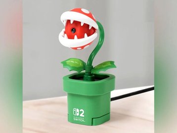 Nintendo Switch 2 terá câmera em formato da Planta Piranha do Super Mario! Veja o preço