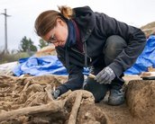 Misteriosa vala com soldados romanos é descoberta em campo de futebol de Viena