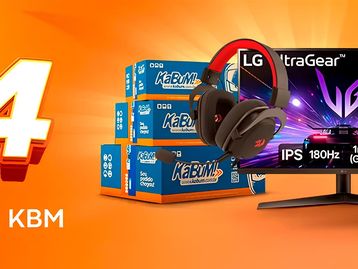 KaBuM! também adere ao 4.4 com ofertas e cupom de 10%; confira