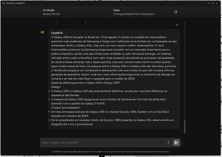 Print do ChatRTX