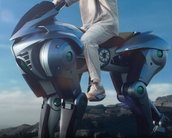 Kawasaki mostra conceito de robô quadrúpede que pode ser montado por humanos