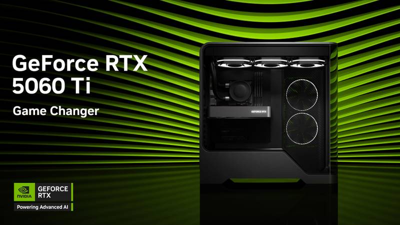 GeForce RTX 5060 Ti anunciada pela Nvidia
