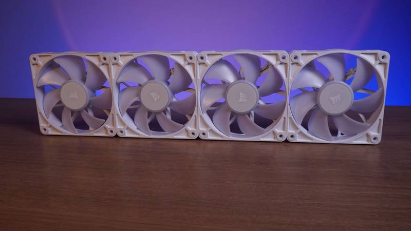 Ventoinhas QX120 RGB unificadas