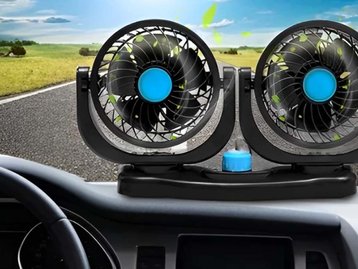 Carro sem ar-condicionado? Confira ventiladores portáteis para seu veículo com até 64% OFF